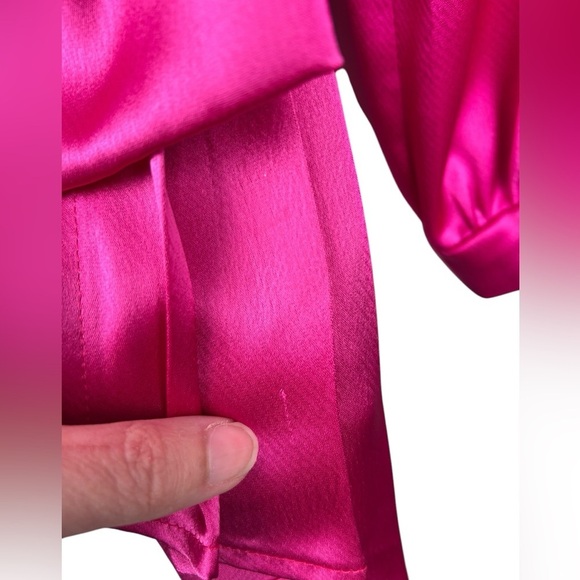 Hot Pink mini dress, bandeau top, S, custom made copy of Kylie Jenner dress Sexy - Picture 13 of 13